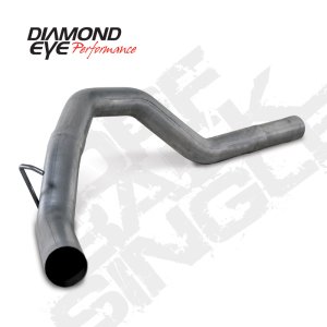 Dodge 2500 Performance Exhaust - Diamond Eye Performance - DPF Back, 4in, Single SS - 2014